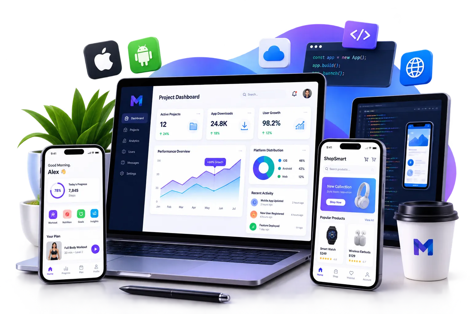 Mobile & Web App for you